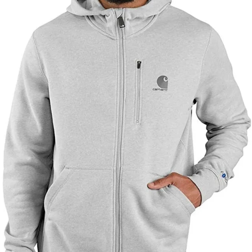 FORCE RELAXED FIT MIDWEIGHT ZIPUP SWEATSHIRT